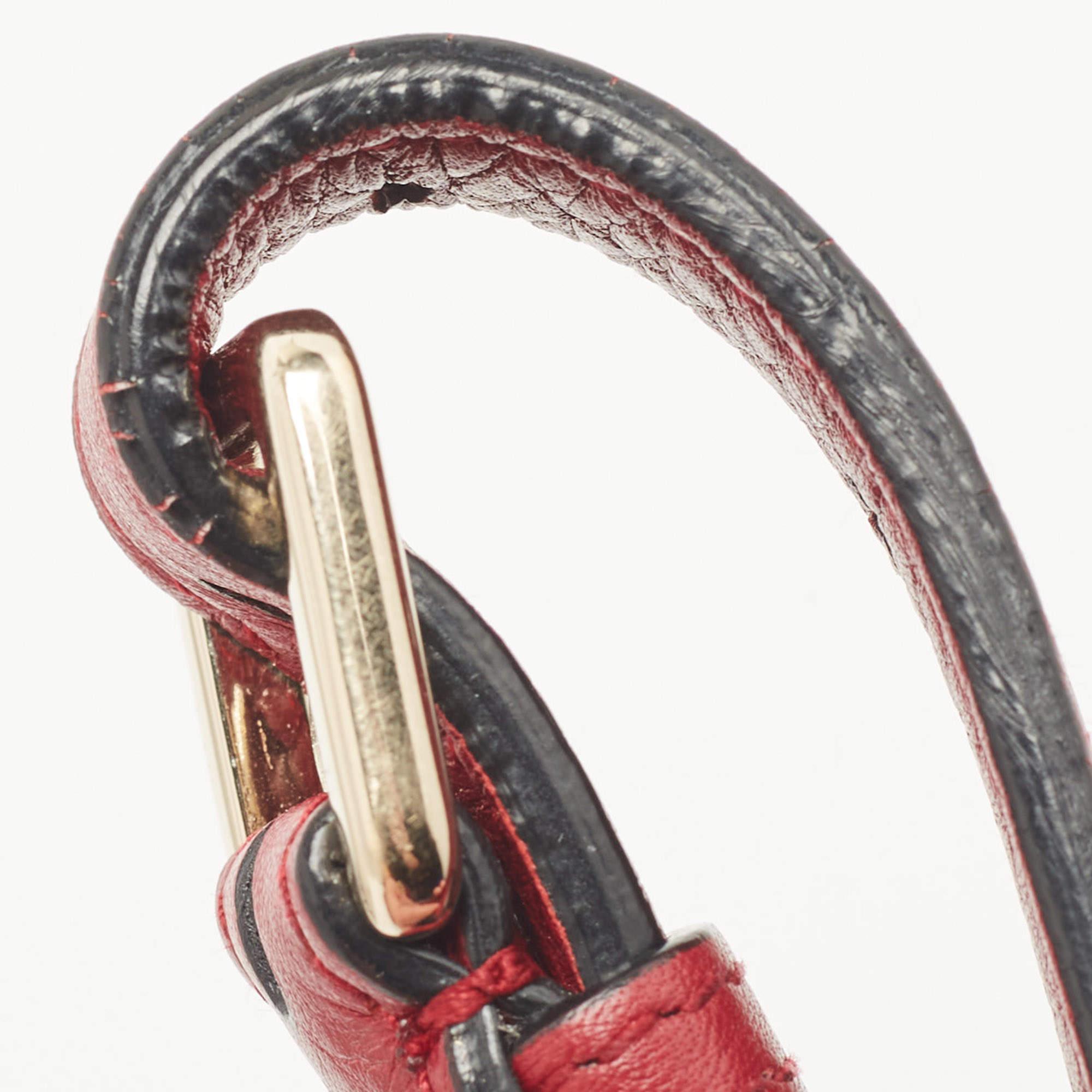 Dior Red Leather Medium Diorama Shoulder Bag 10