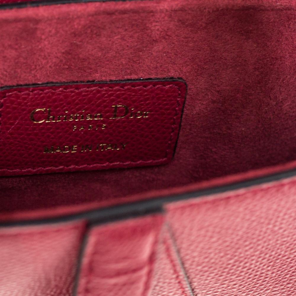 Borsa Dior in pelle rossa 5