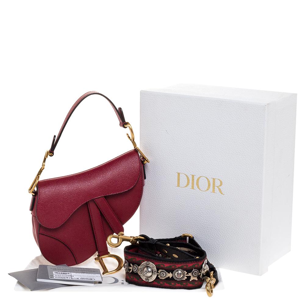 Borsa Dior in pelle rossa 6
