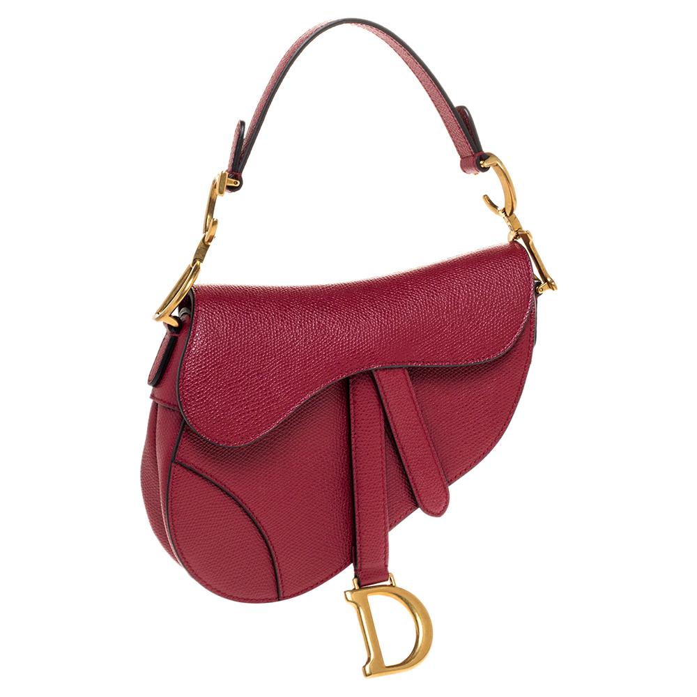 Donna Borsa Dior in pelle rossa