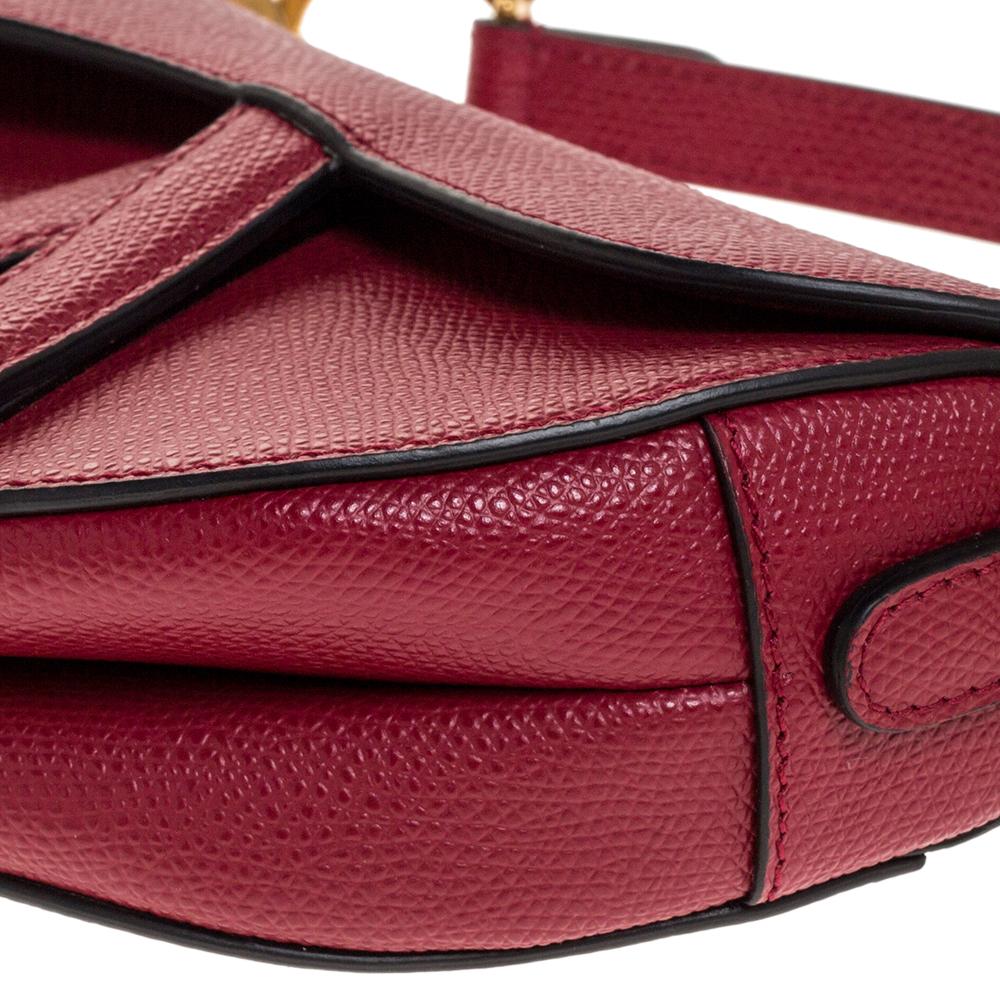 Borsa Dior in pelle rossa 3