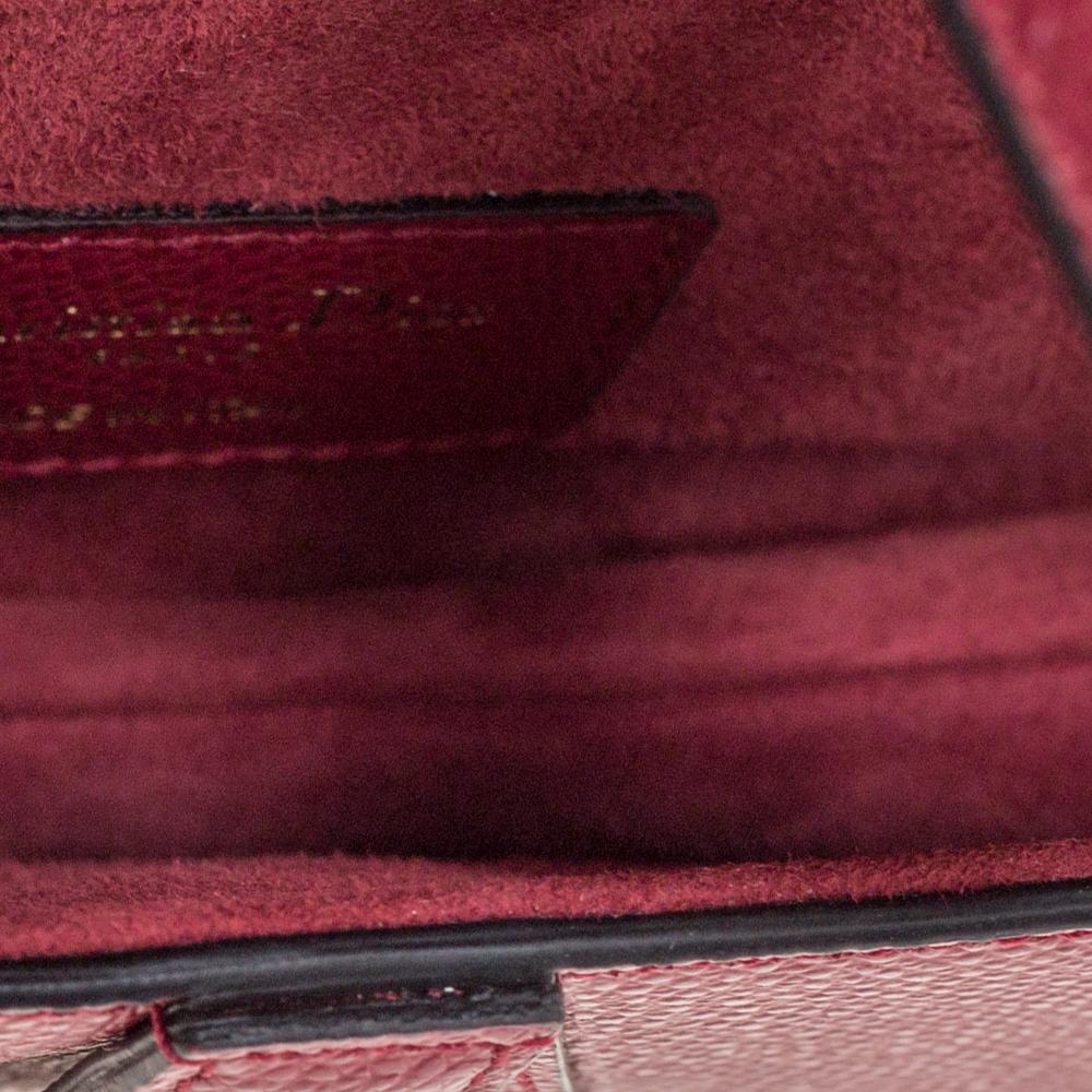 Borsa Dior in pelle rossa 4