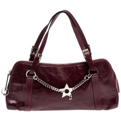 Dior Red Leather Shoulder Bag