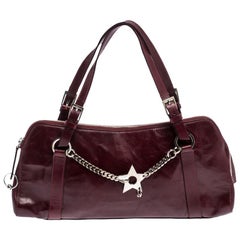 Dior Red Leather Shoulder Bag