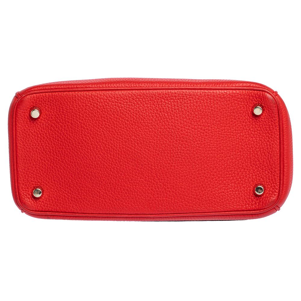 Dior Red Leather Small Be Dior Flap Bag 1