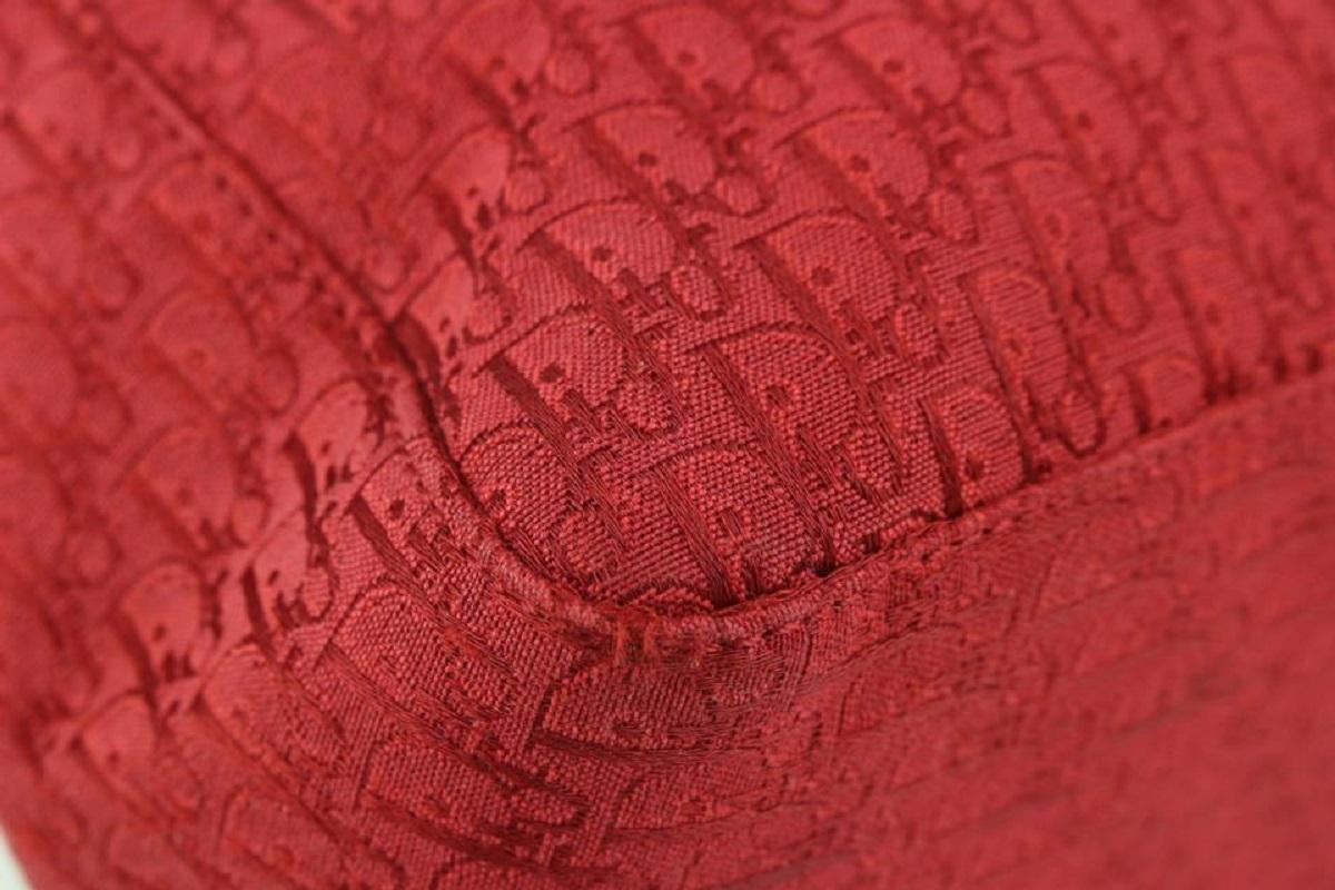 Dior - Sac fourre-tout « Trotter Book » rouge avec monogramme 98da43 en vente 5
