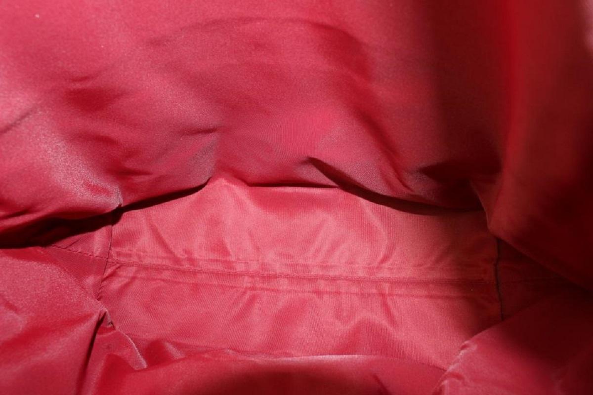 Dior Rote Monogrammierte Einkaufstasche/Tragetasche 98da43 Damen im Angebot