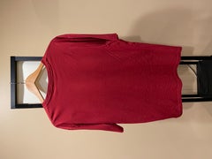 Dior Red “Paris” Print Short Sleeve Tee size Large