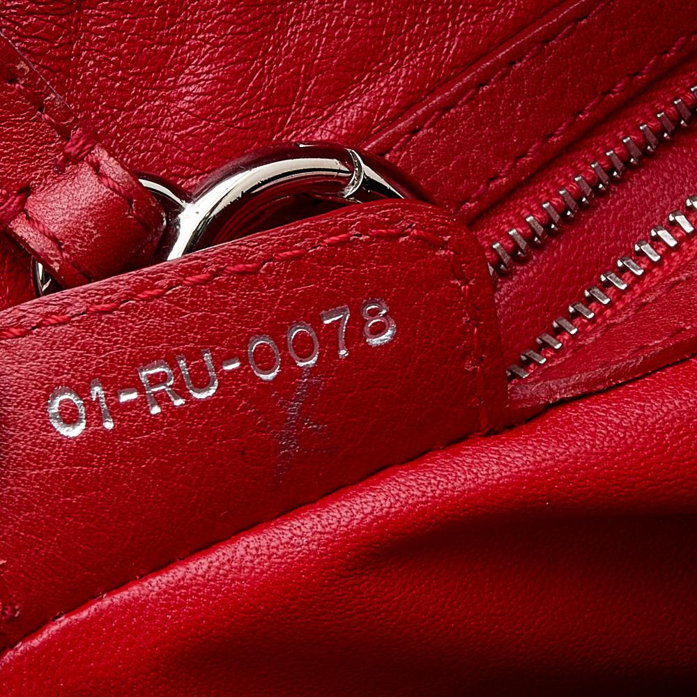 Dior Red Patent Leather And Leather 61 Tote 6