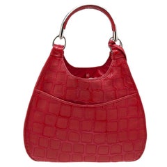 Dior Red Patent Leather And Leather 61 Tote