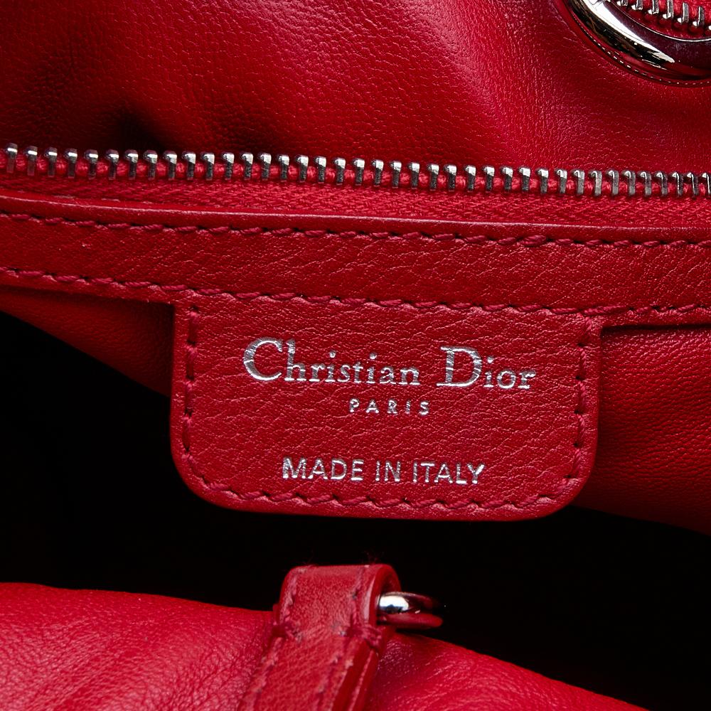 Dior Red Patent Leather And Leather 61 Tote 5