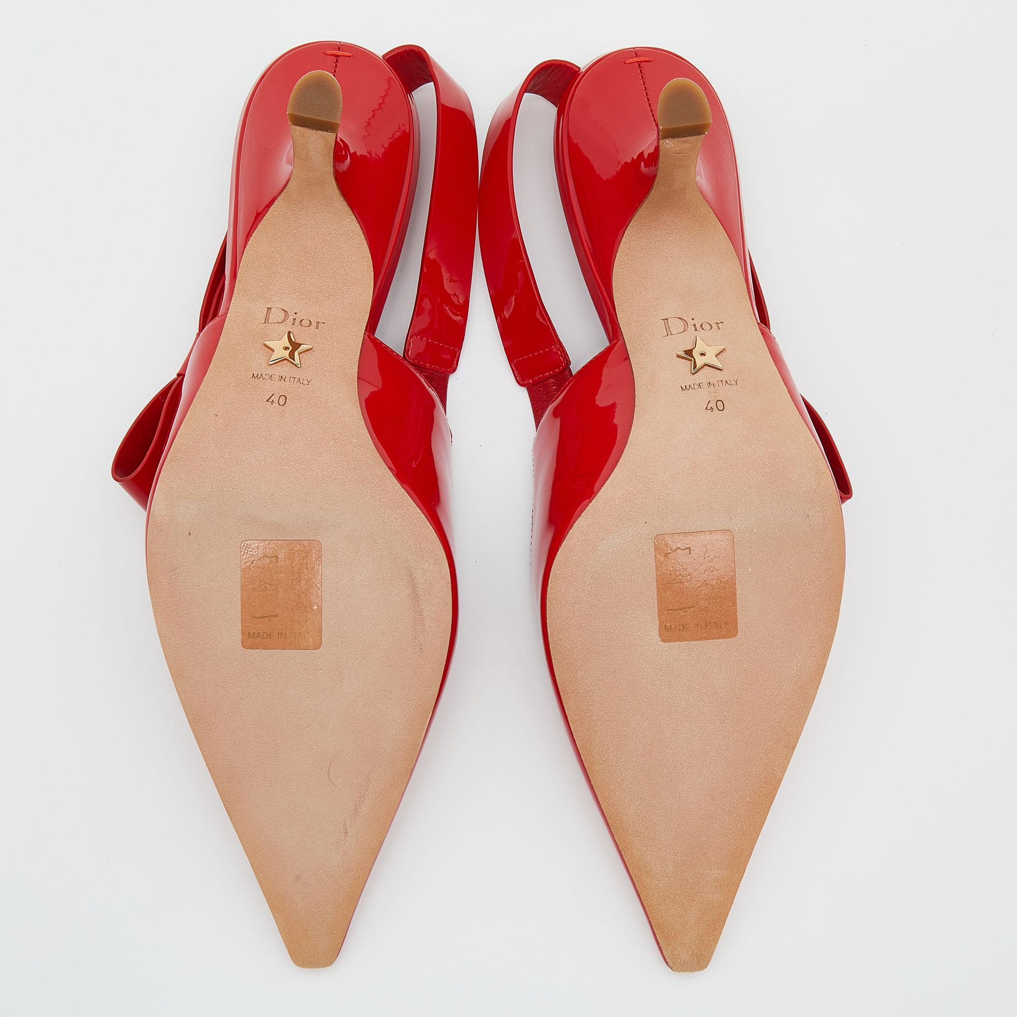 dior shoes red