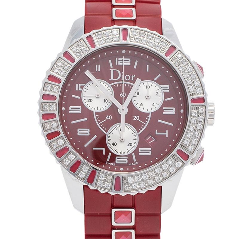 christian dior crystal watch
