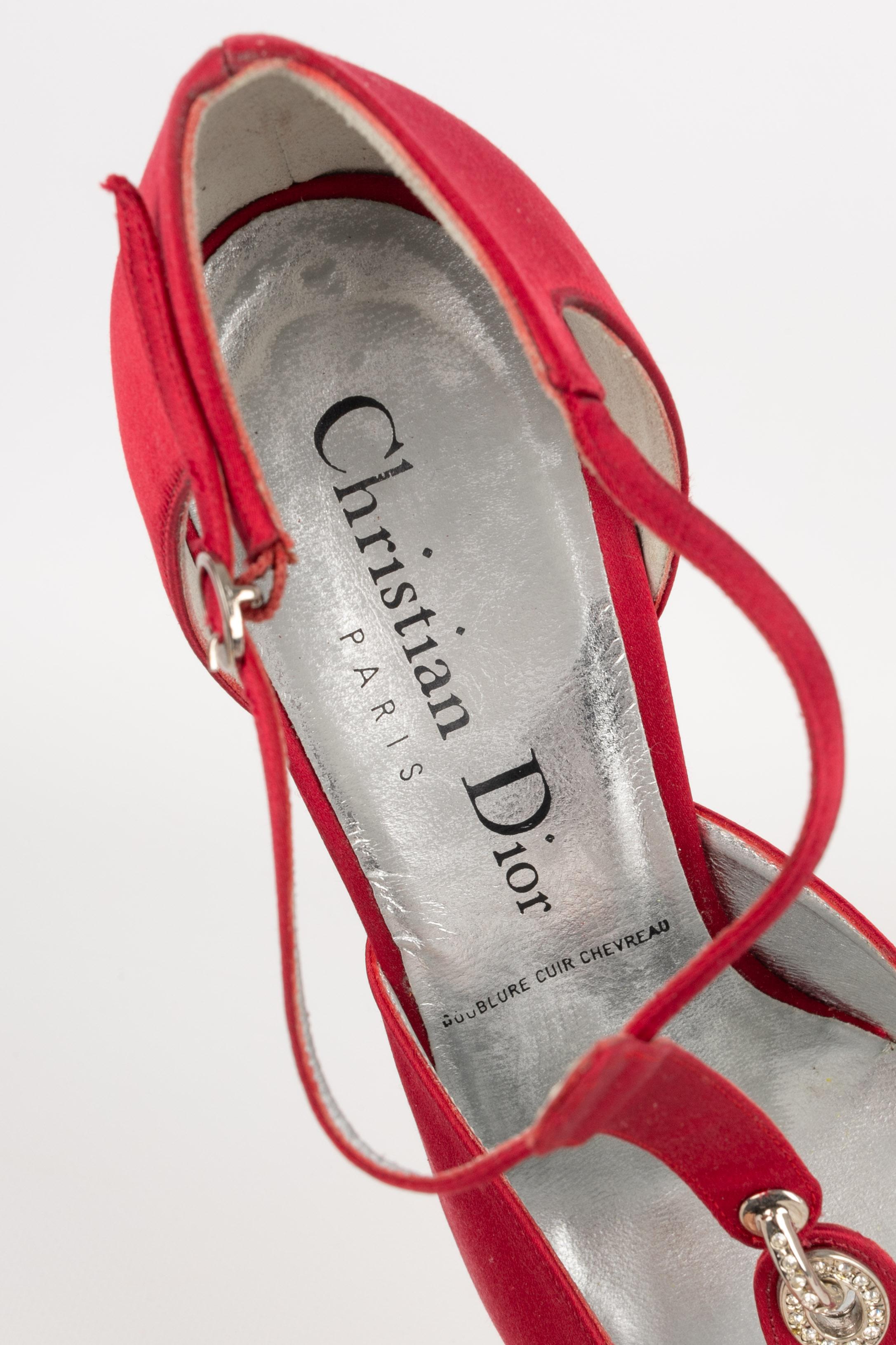 Stiletti rossi Dior in vendita 5