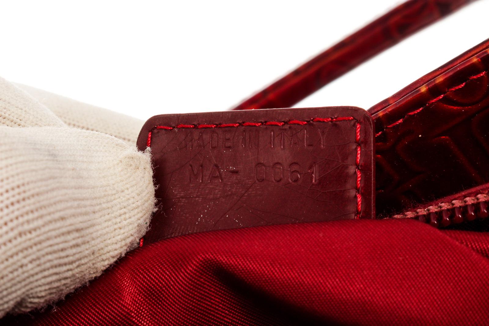Dior Rote Trotter Lady Medium Handtasche 1