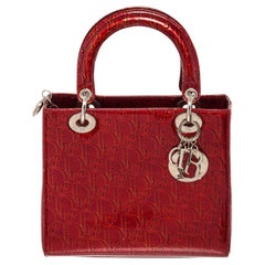 Dior Rote Trotter Lady Medium Handtasche