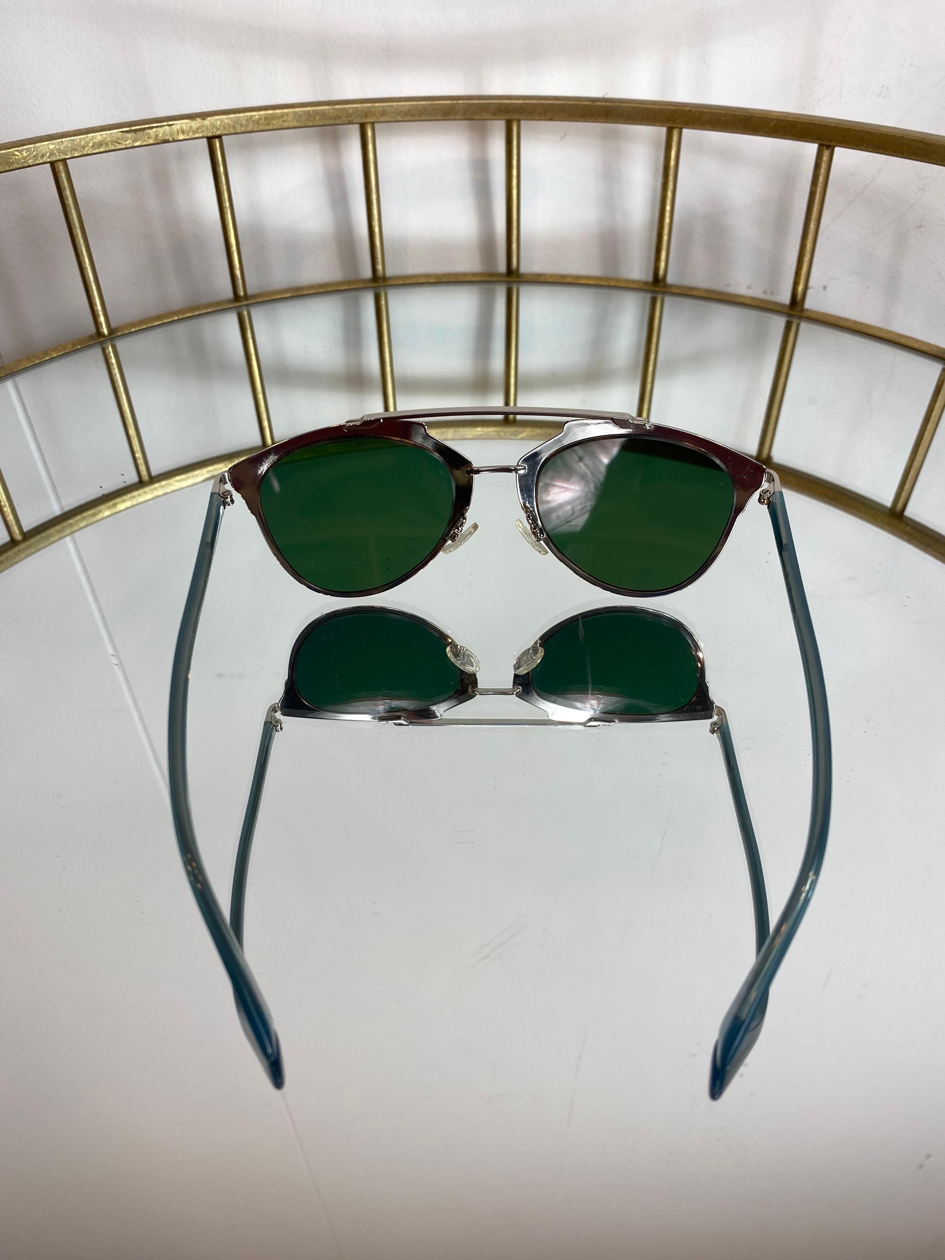 Noir Lunettes de soleil Dior Reflected en vente