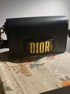 Dior Revolution (DioRevolution) Leather Shoulder CrossBody Flap Bag COA Like New