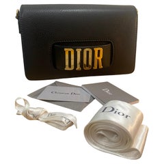 Dior Revolution (DioRevolution) Leather Shoulder CrossBody Flap Bag COA Like New