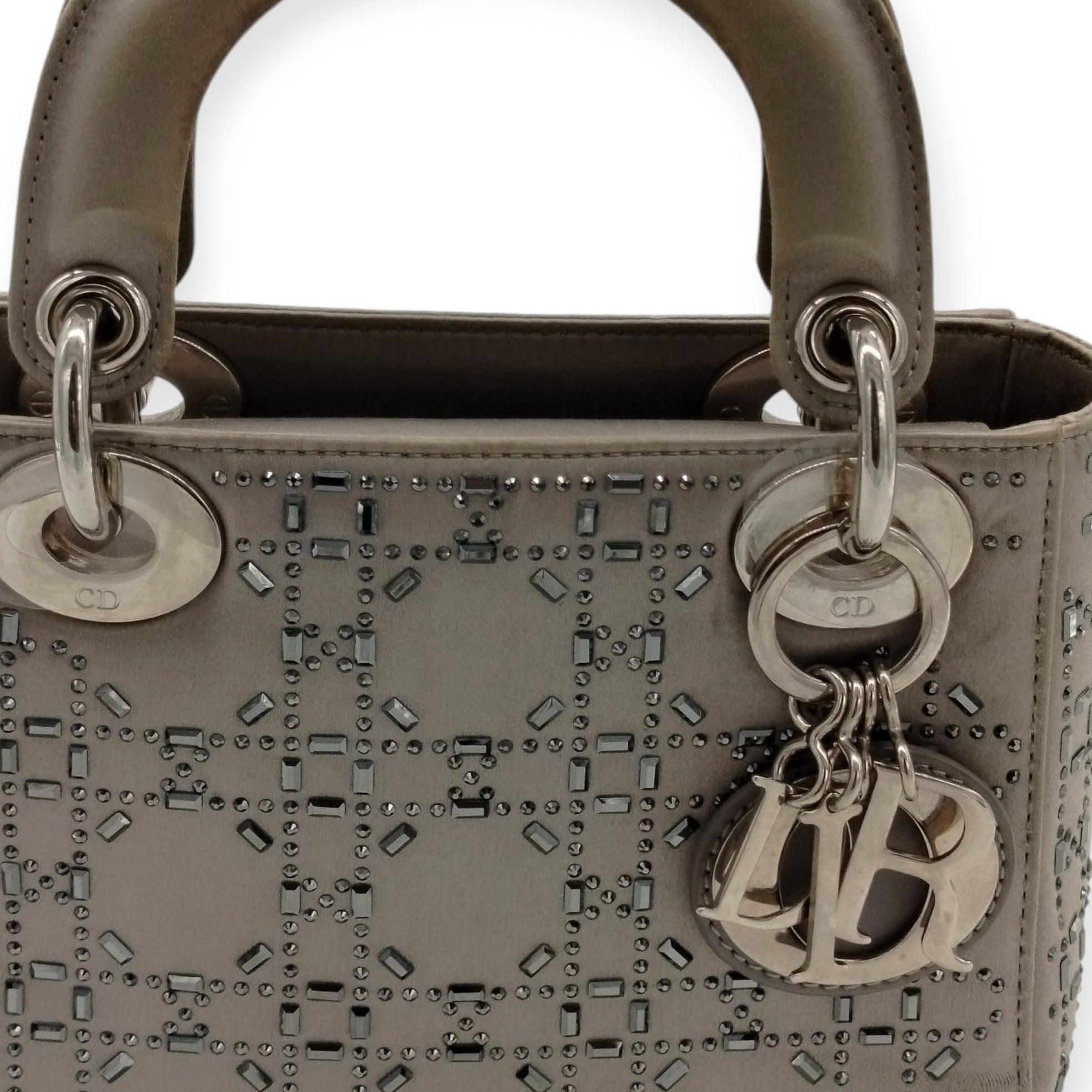 Dior Rhinestone Mini Lady Dior Bag - '10s In Good Condition In Milano, IT