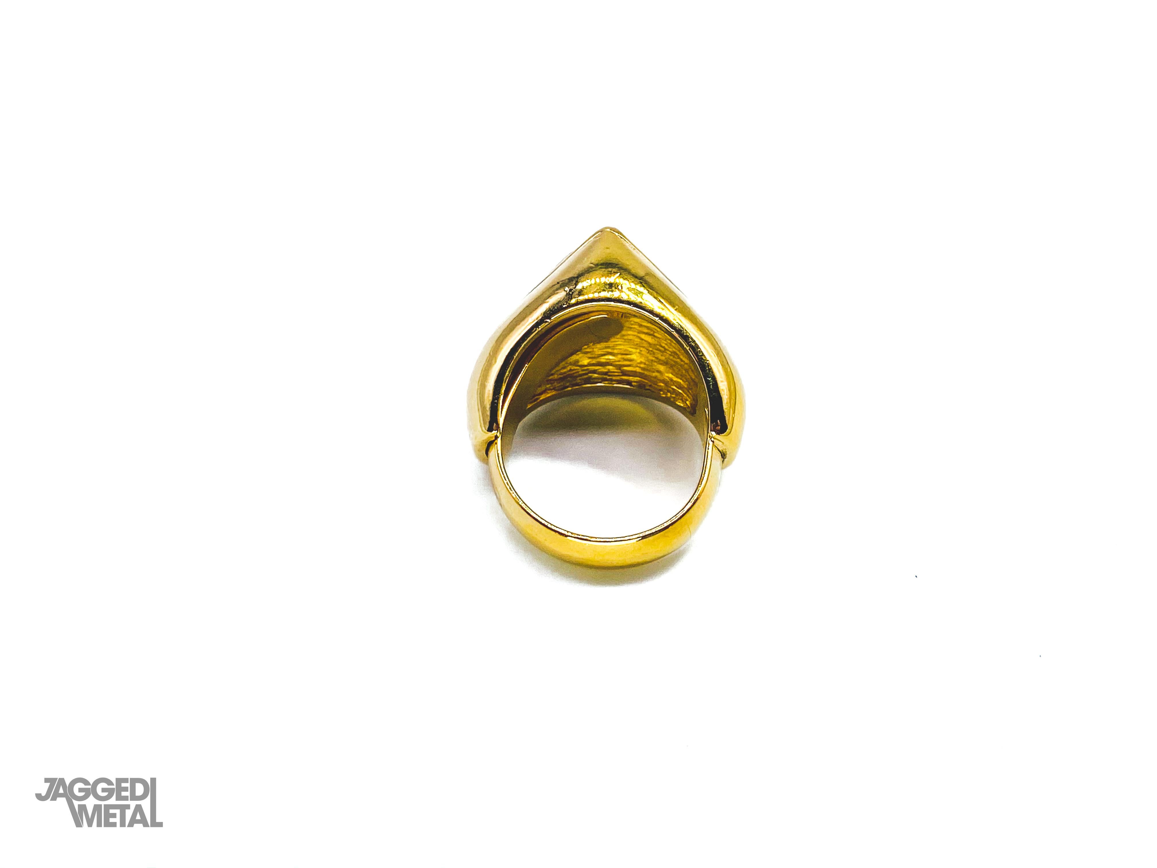 CHRISTIAN DIOR Ring Vintage 1980s In Excellent Condition In London, GB