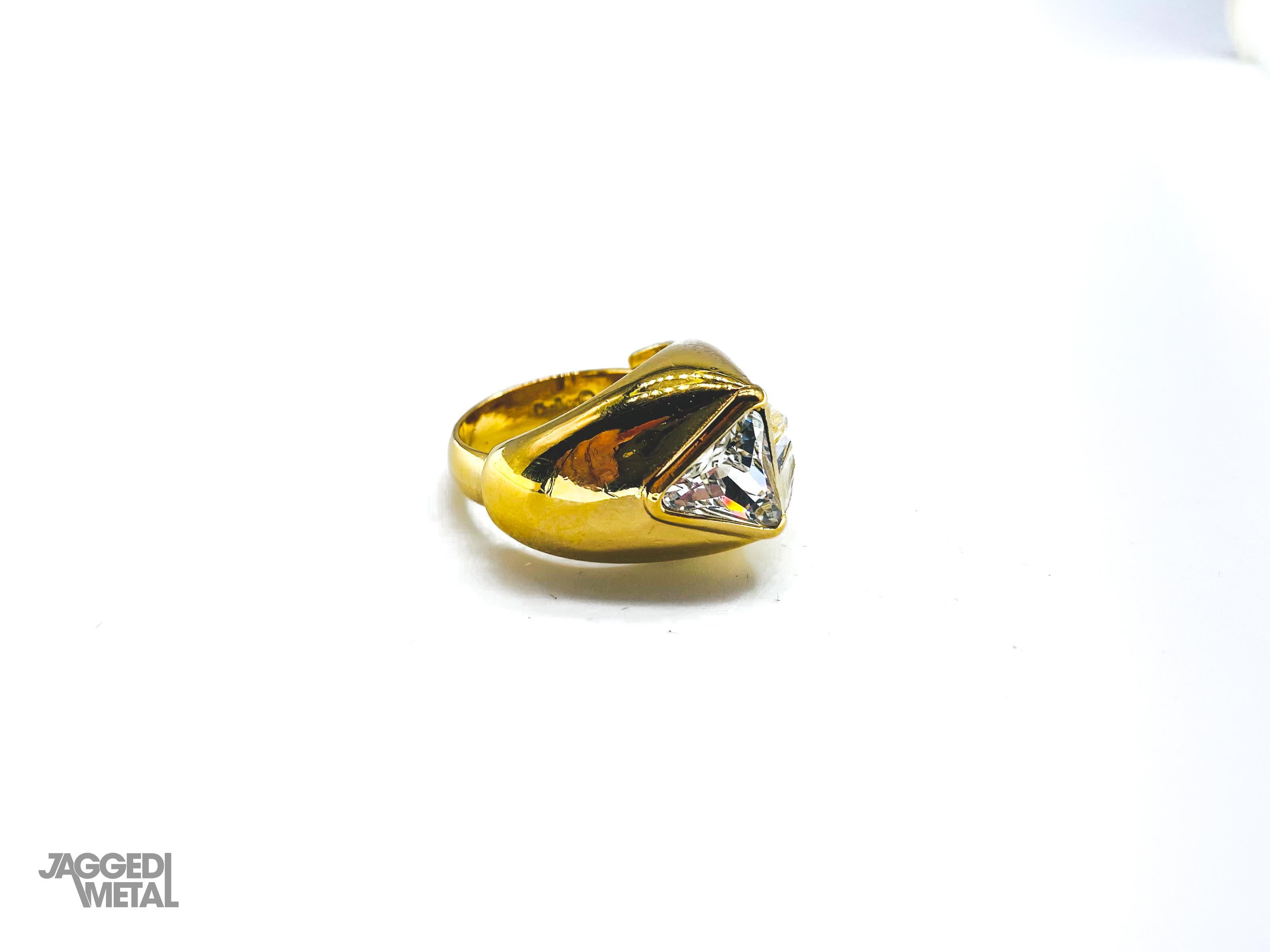 Women's CHRISTIAN DIOR Ring Vintage 1980s