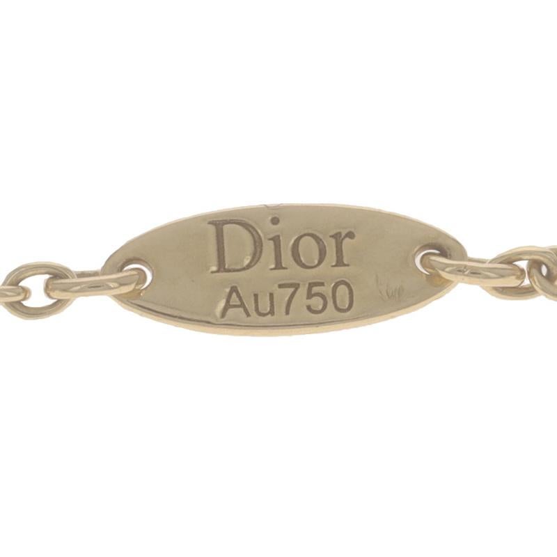 Dior Rose de Vents Diamant- Malachit-Armband Gelbgold 18k Nordstern Verstellbar im Angebot 1