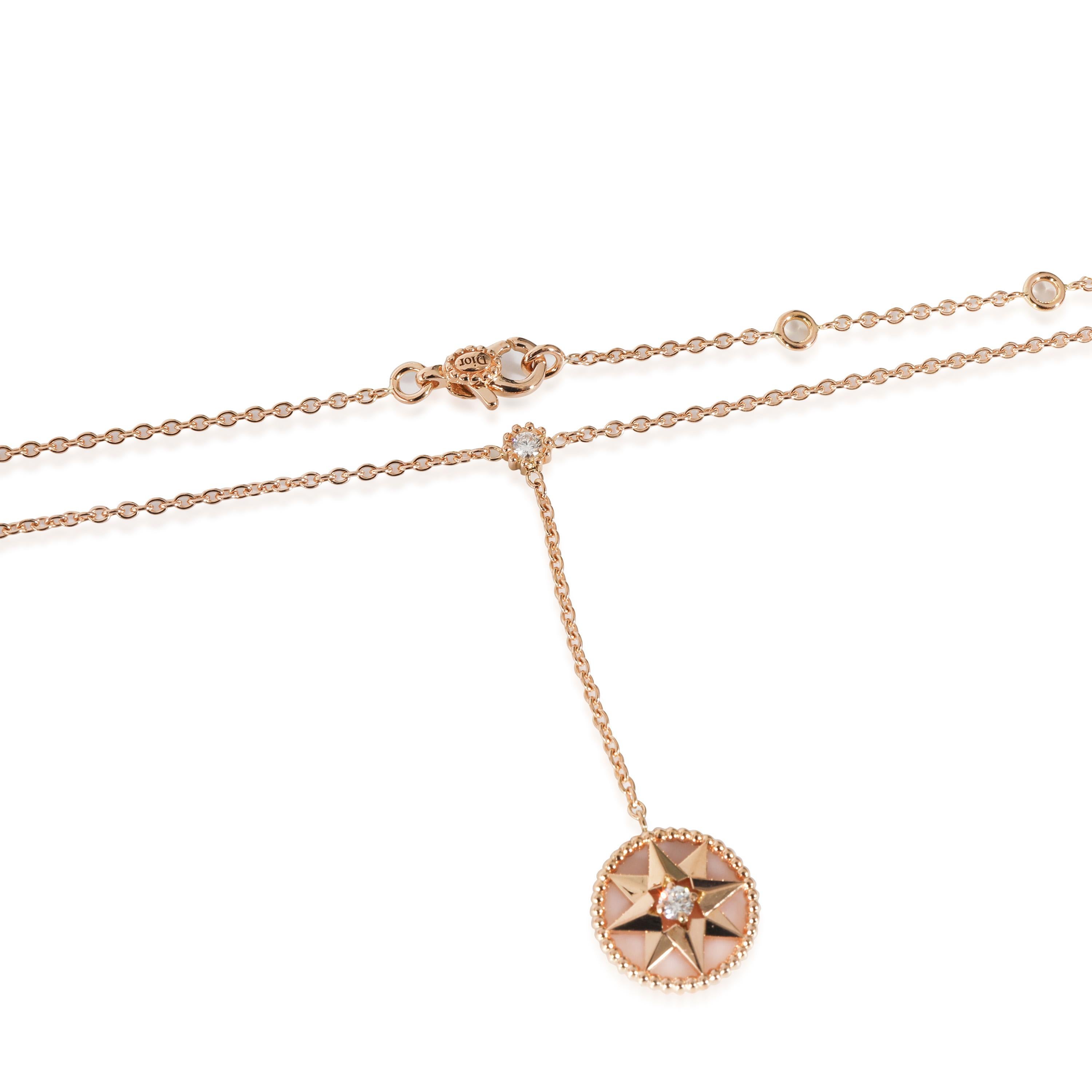 Dior Rose De Vents Lariat-Anhänger mit Perlmutt- und Diamant 0,10 Karat

PRIMÄRE DETAILS
SKU: 132202
Auflistung Titel: Dior Rose De Vents Lariat Anhänger mit Perlmutt & Diamant 0,10 CTW
Bedingung Beschreibung: Kommt mit der Originalverpackung und