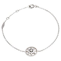 Dior Rose De Vents Mother of Pearl Diamond 18K White Gold Bracelet
