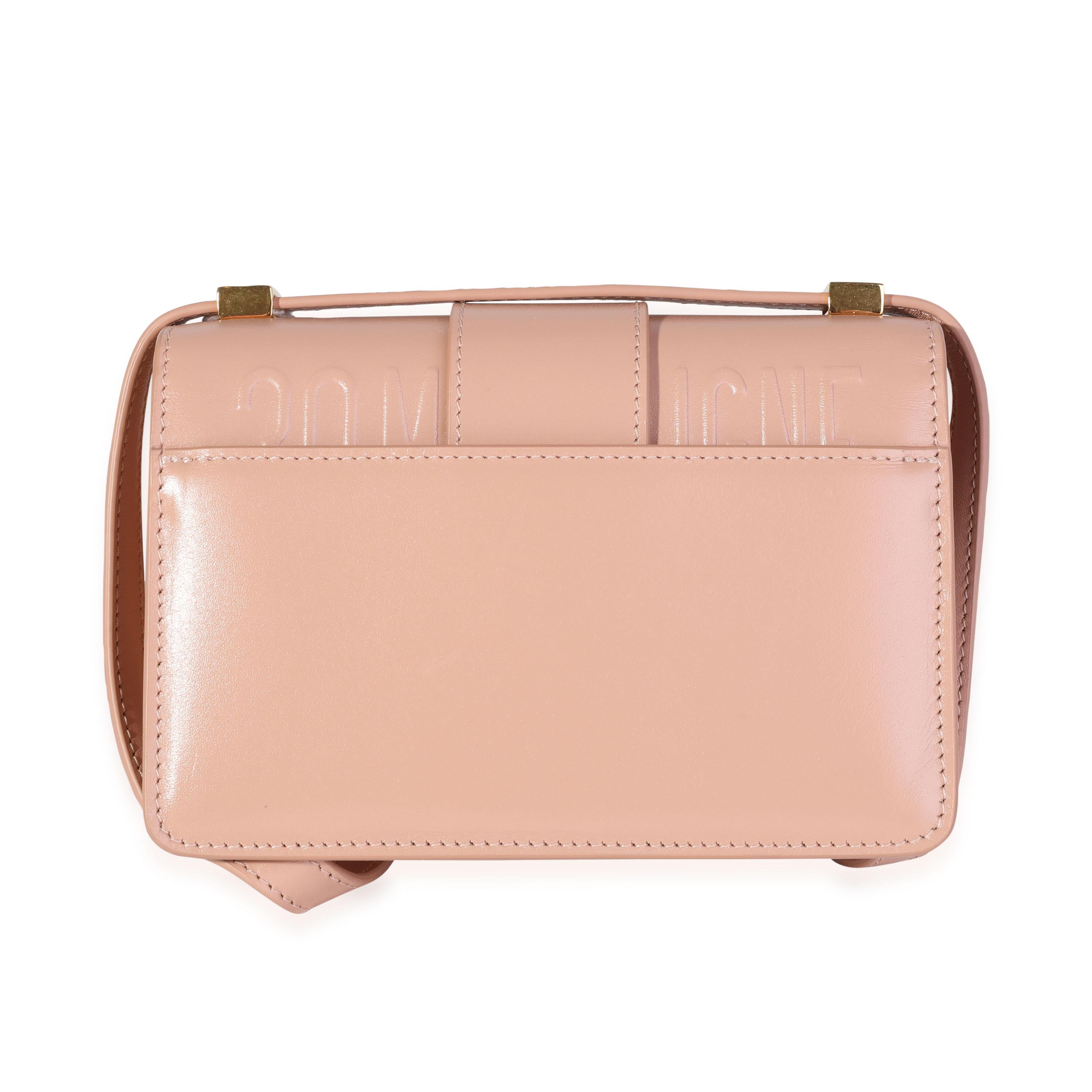 Microbolso Dior Rose Des Vents Piel de Becerro 30 Montaigne Beige