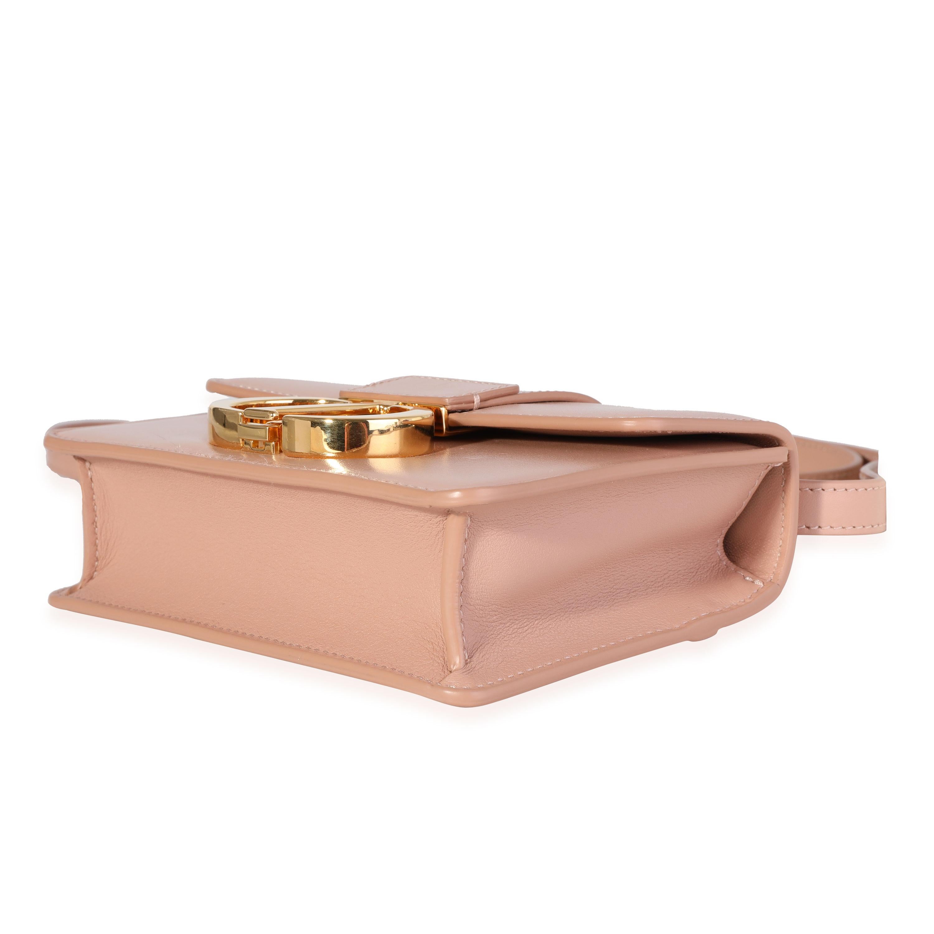 De las mujeres Microbolso Dior Rose Des Vents Piel de Becerro 30 Montaigne