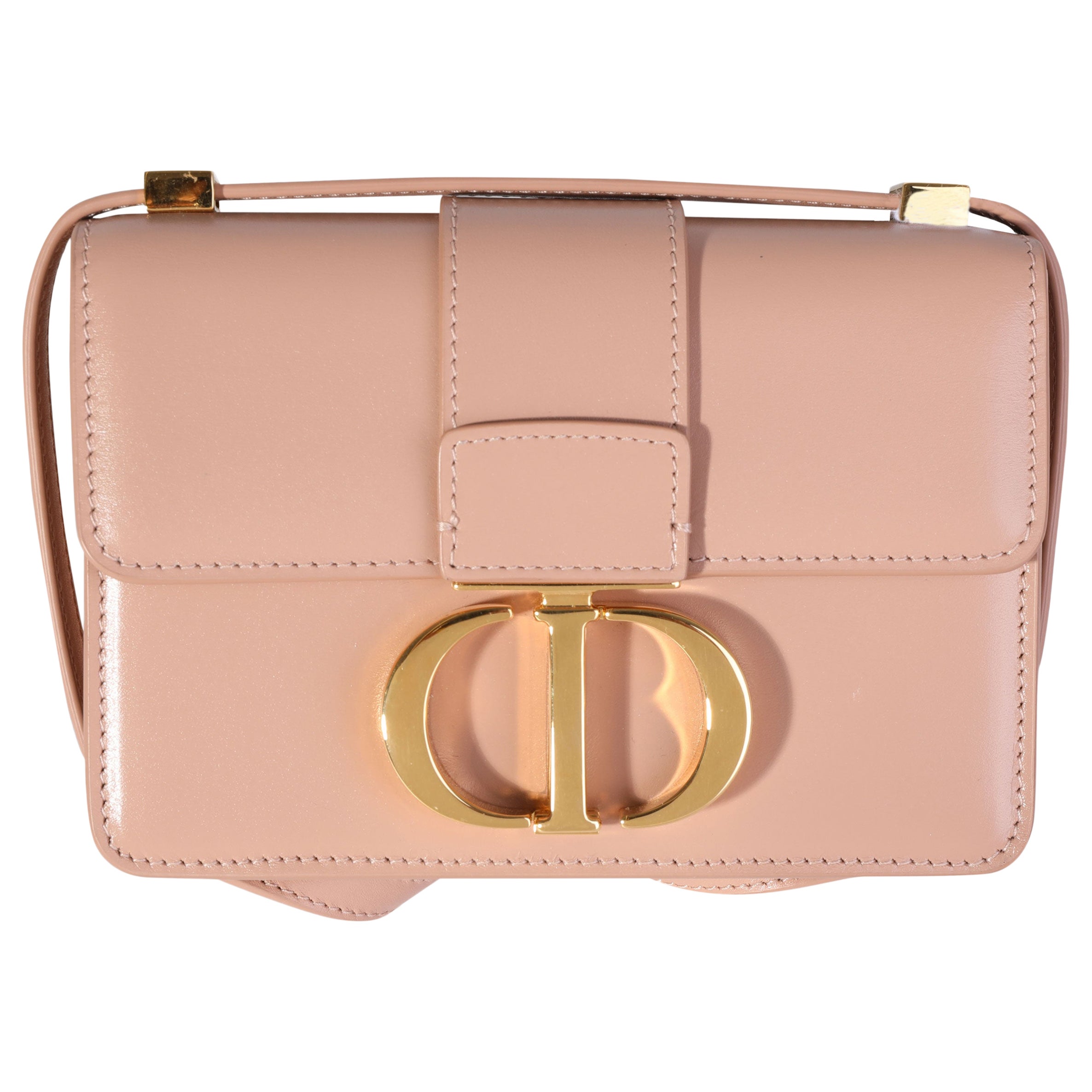 Microbolso Dior Rose Des Vents Piel de Becerro 30 Montaigne