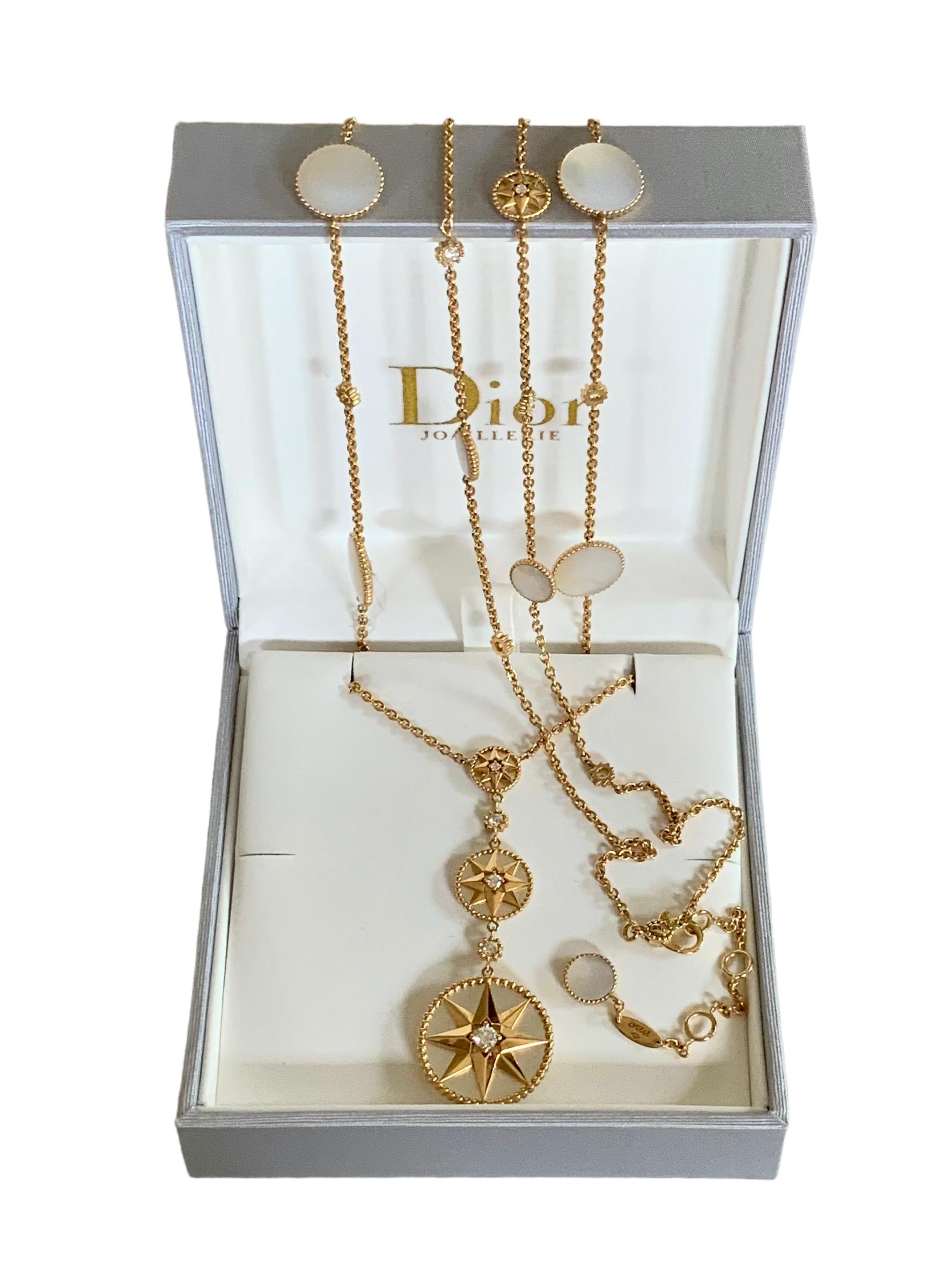 dior fake necklace