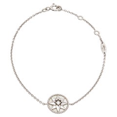 Dior Rose Des Vents Mother of Pearl Diamond 18k White Gold Bracelet