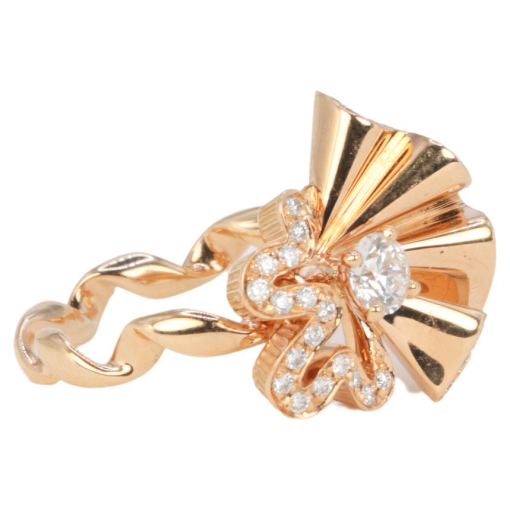 DIOR, rose gold and diamond ring, Archi Dior Cocotte collection For