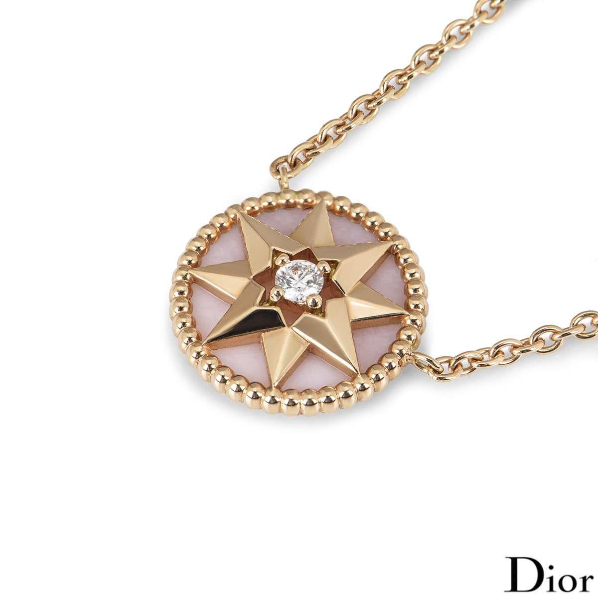 dior necklace diamond