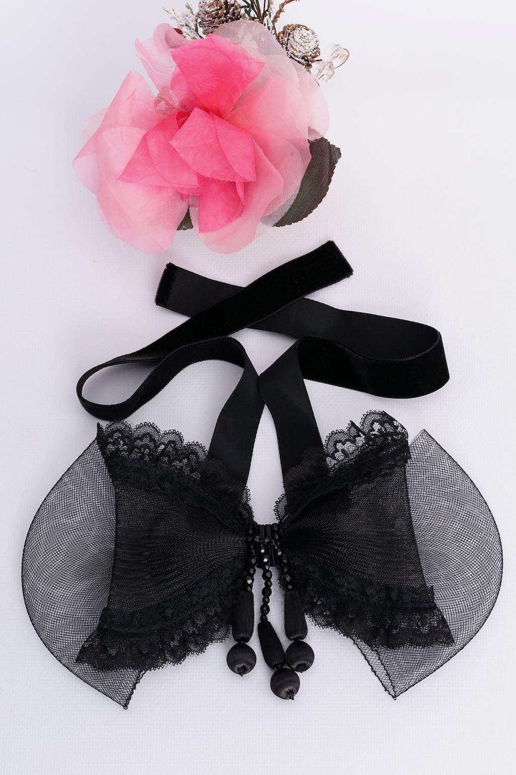 Dior Runway Velvet and Mesh Set For Sale 8