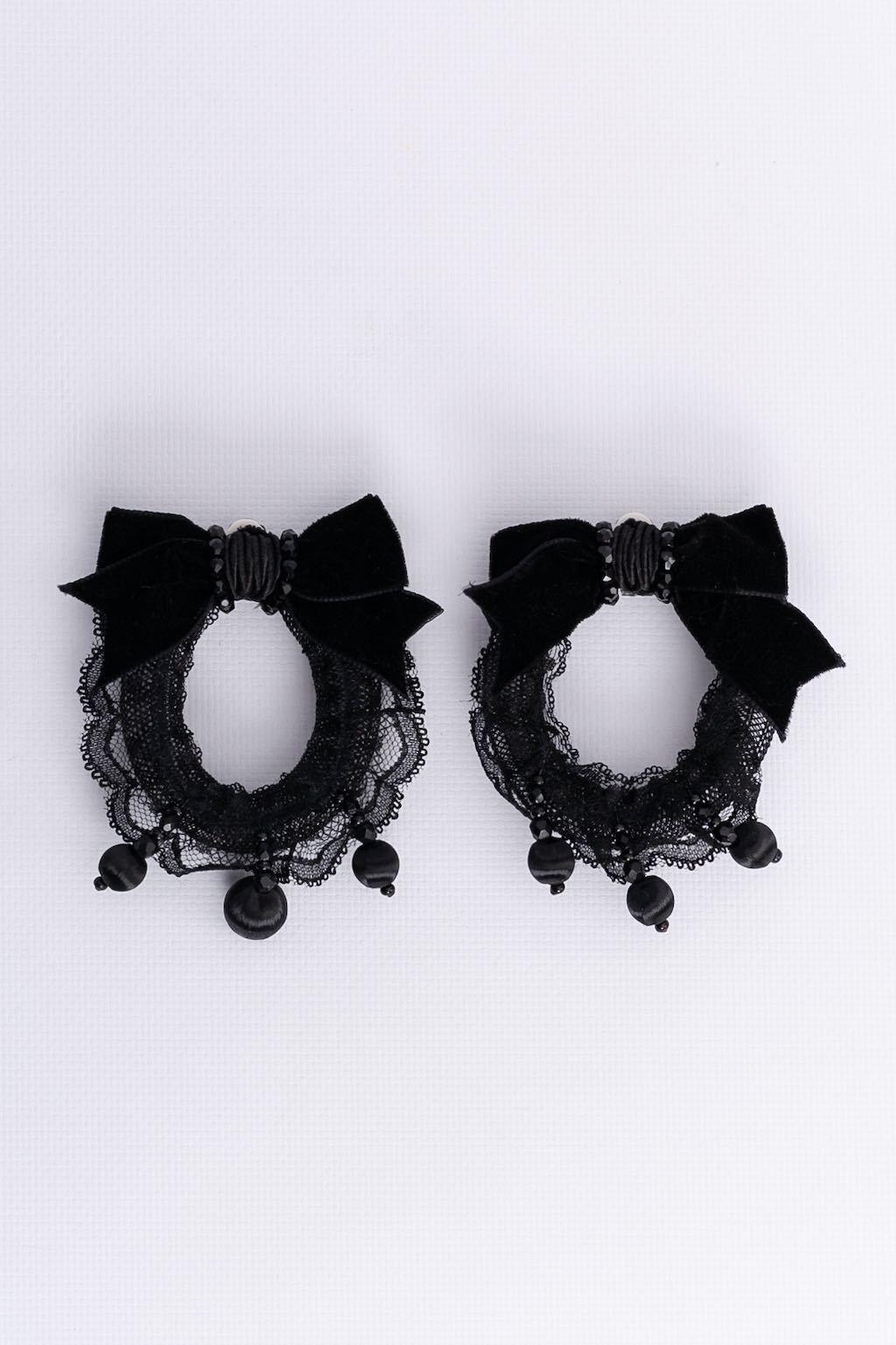 Women's Dior Runway Velvet and Mesh Set For Sale