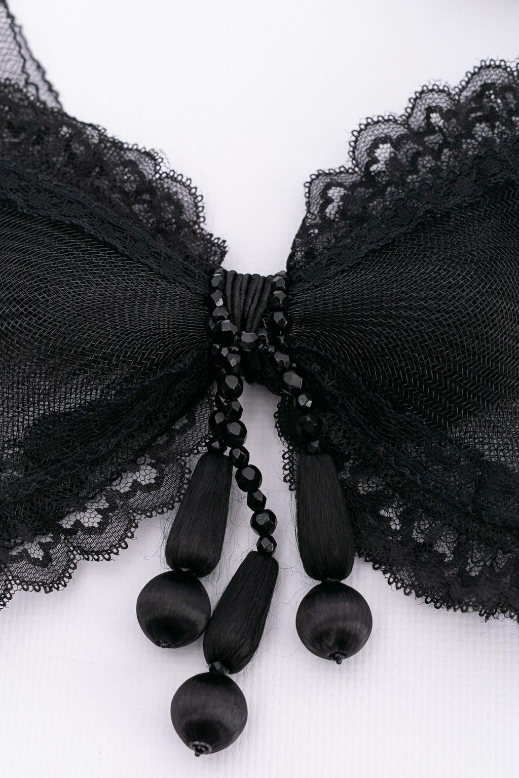Dior Runway Velvet and Mesh Set For Sale 4
