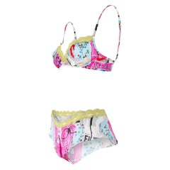 Dior S/S 2003 'Filth' Seiden-BH & Unterwäsche-Dessous-Set