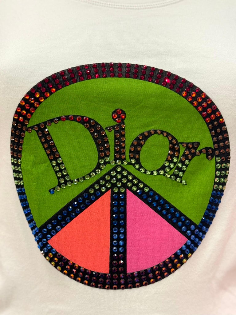 Dior S/S 2005 by John Galliano Peace and Love tank top For