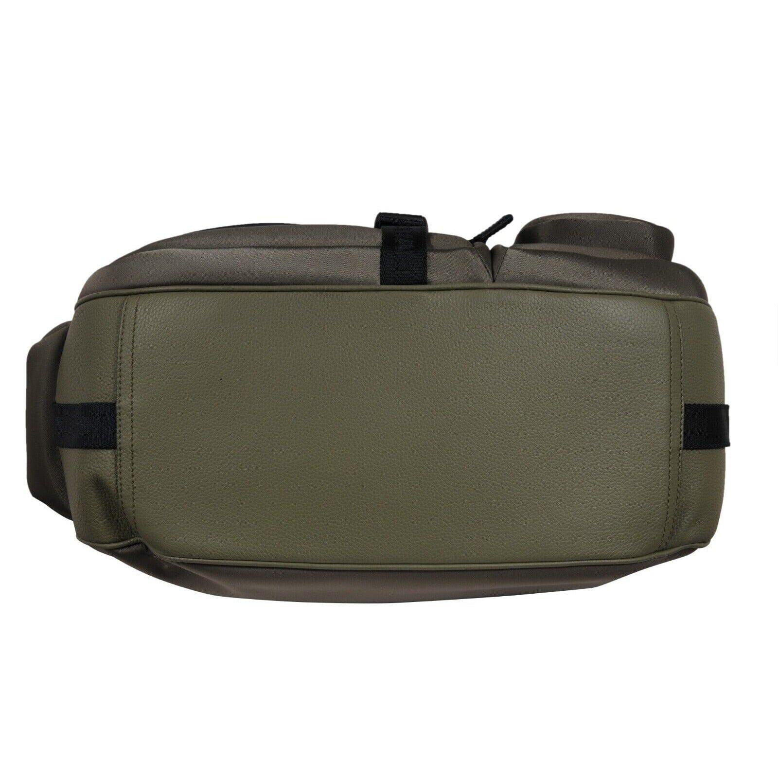 Dior Sacai Mens Saddle Messenger Bag Olive Green Navy Blue Nylon Leather en vente 7