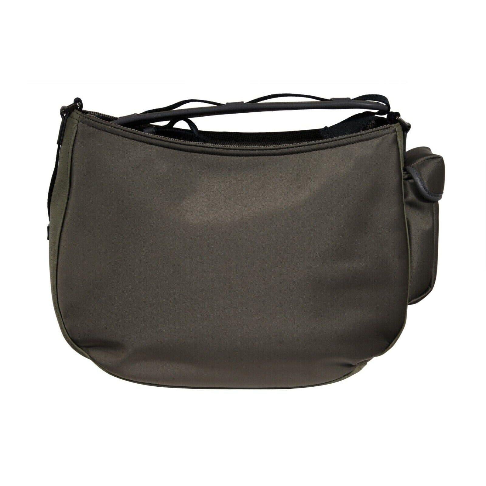 Dior Sacai Mens Saddle Messenger Bag Olive Green Navy Blue Nylon Leather en vente 1