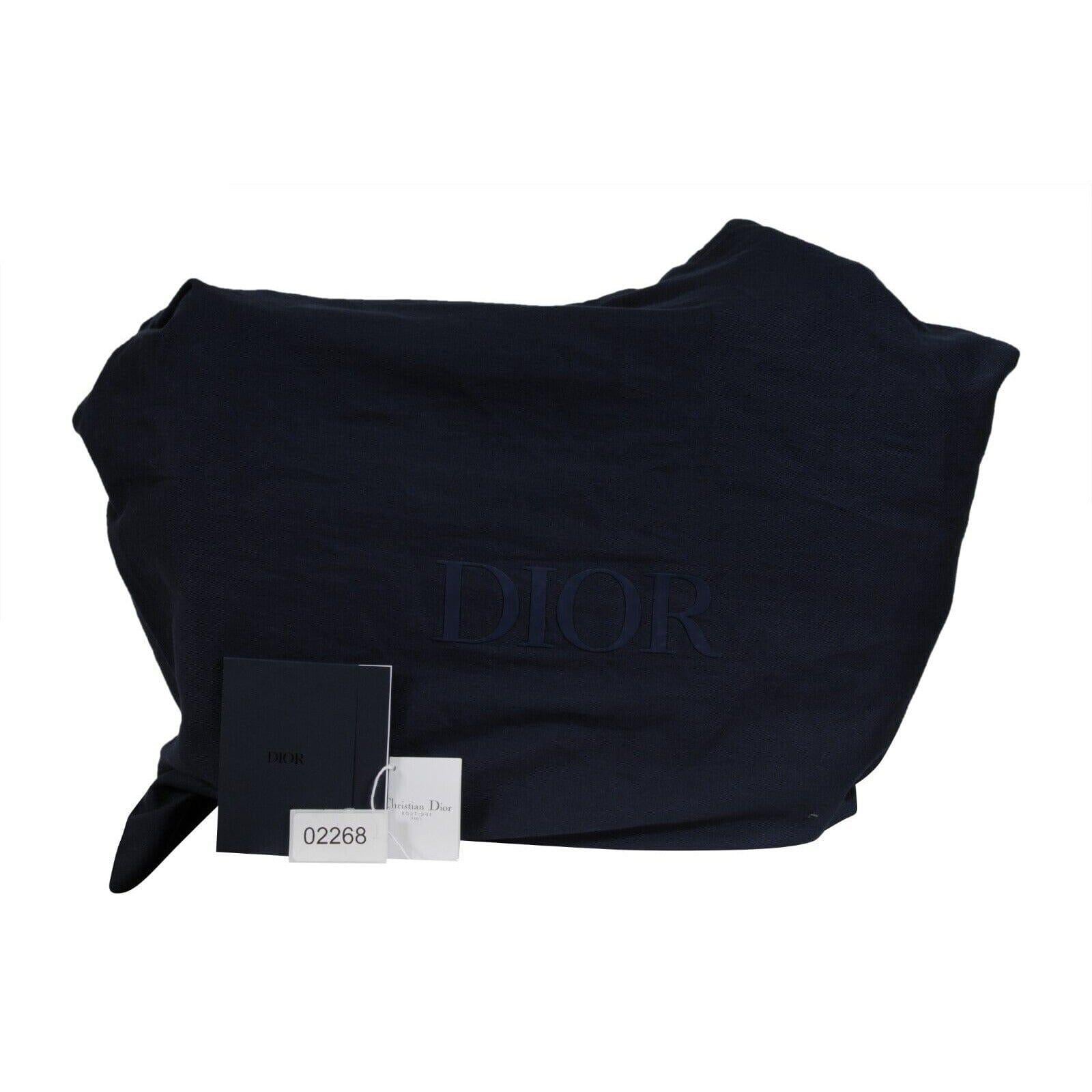 Dior Sacai Uomo Borsa Messenger a sella Greene & Greene & Greene Blu Nylon Pelle Viaggio in vendita 14