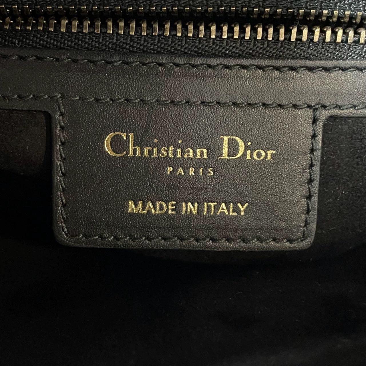 Dior Saddle 2018 Medium Smooth Calfskin Leather Bag Black For Sale 3