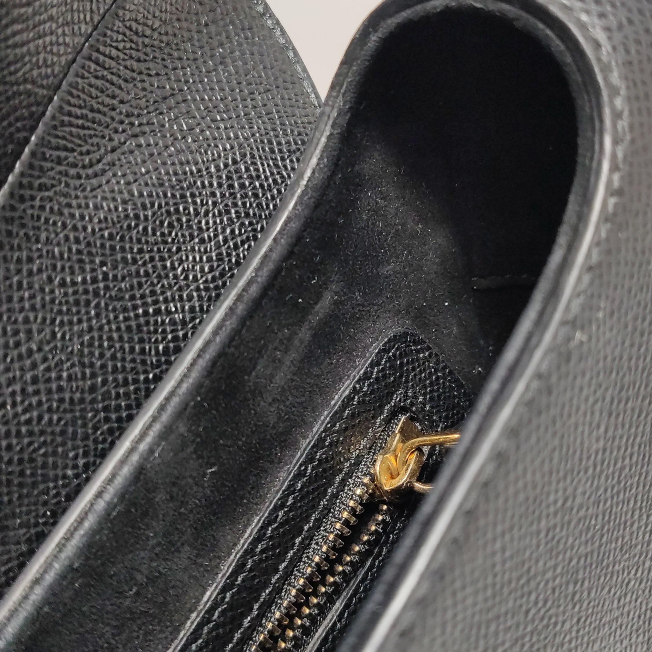 Dior Saddle 2020 Medium Sac en cuir de veau grainé Noir en vente 4