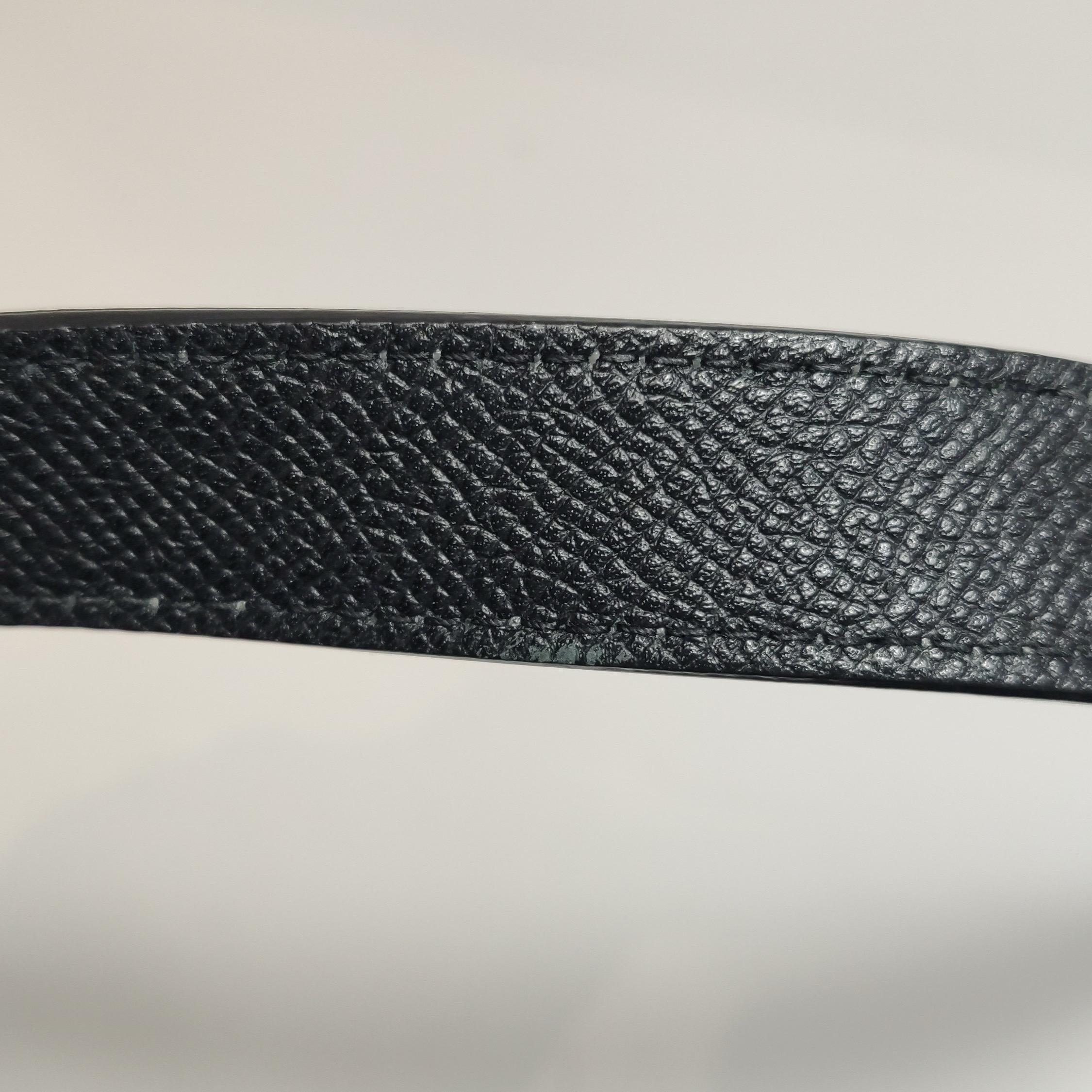 Dior Saddle 2020 Medium Sac en cuir de veau grainé Noir en vente 5