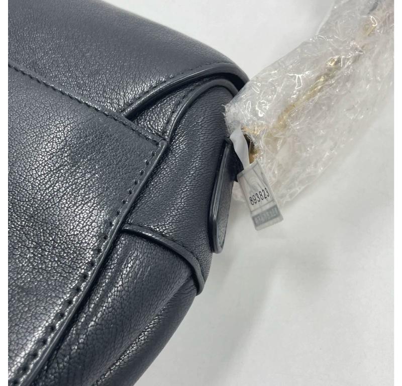 Dior Saddle 2020 Medium Lambskin Leather Bag Black 15