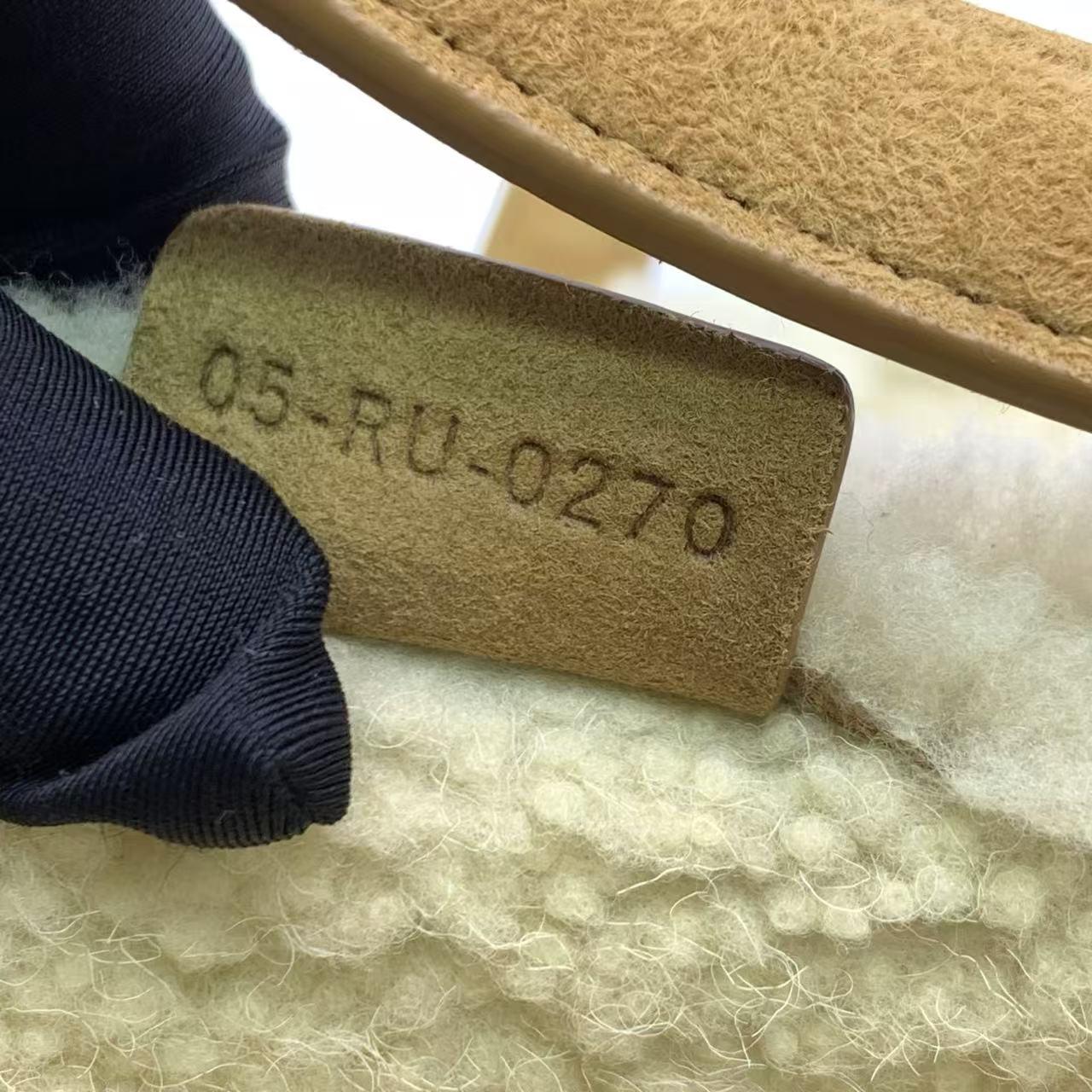 Dior Saddle 2020 Shoulder Bag Shearling Brown and While For Sale 7
