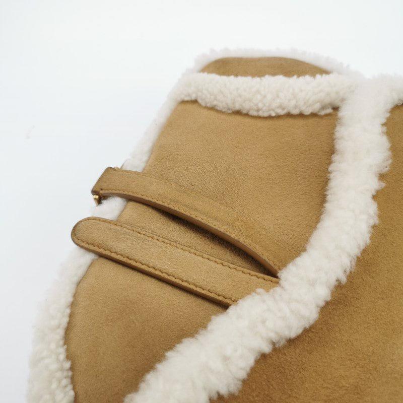 Dior Saddle 2020 Shoulder Bag Shearling Brown and While For Sale 5
